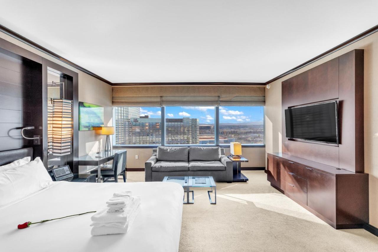 Vdara Beautiful Suite On 22Nd Flr Free Valet Parking ラスベガス エクステリア 写真
